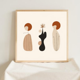 Natuurlijke Geometrie – Feministische Minimalistis Poster