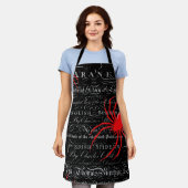 Natuurlijke geschiedenis Titel Pagina Spinnen Kall Schort (Gedragen)