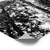 Natuurlijke geschiktheid (topjes van bomen) poster (Hoek)