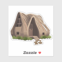 Natuurlijke Gnome Forest Home Sticker