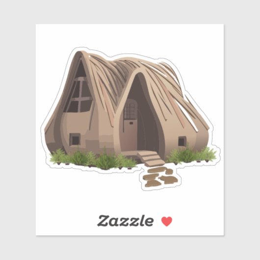 Natuurlijke Gnome Forest Home Sticker (Vel)