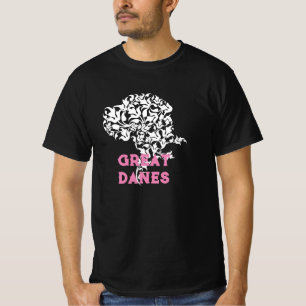 Natuurlijke Great Dane Hoodie T-Shirt