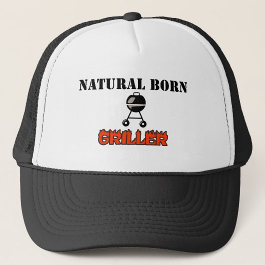 Natuurlijke griffier trucker pet (Voorkant)