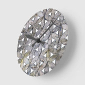 Natuurlijke Grijze Steen Mozaïek patroon bloem van Ronde Klok (Hoek)