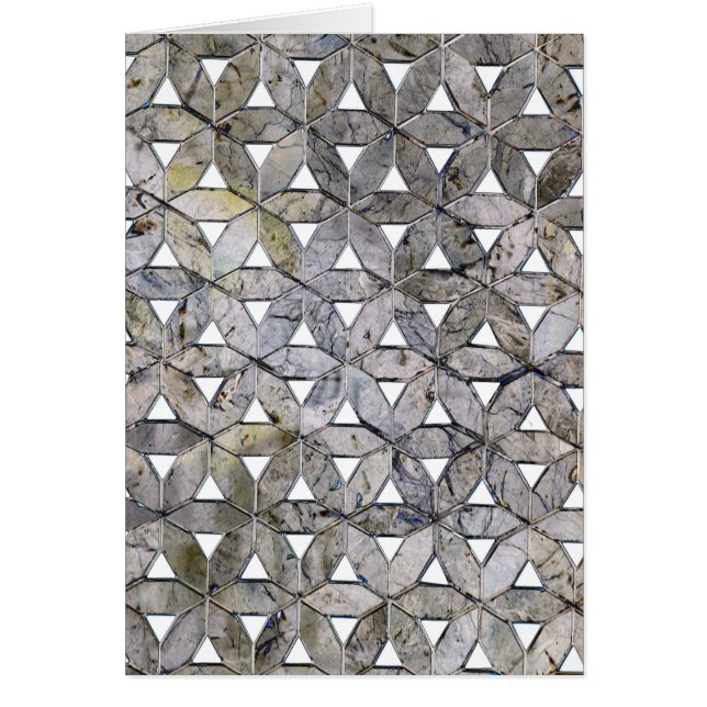 Natuurlijke grijze steenmozaïek, levensbloem (Voorkant)