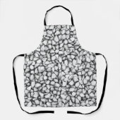 Natuurlijke grijze stenen strand rotsen schort (Voorkant)