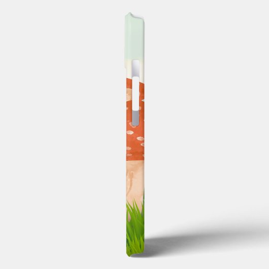 Natuurlijke groen landschap Paddestoel Modern Case-Mate iPhone Case (Achterkant / Links)