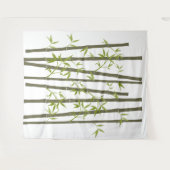 Natuurlijke groene Bamboe-Planten Wandkleed (Voorkant (horizontaal))