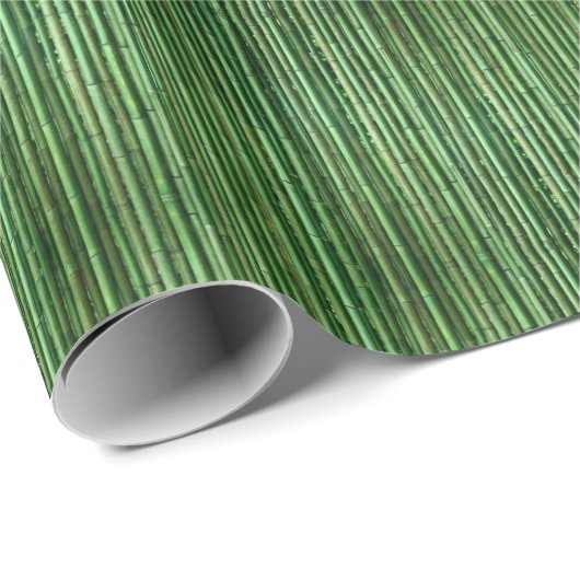 Natuurlijke groene bamboeplant cadeauverpakking cadeaupapier (Rol Hoek)