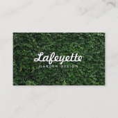 Natuurlijke Groene Bladmuur Milieuvriendelijk Tuin Visitekaartje (Voorkant)