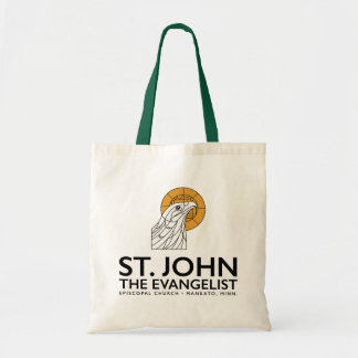 Natuurlijke groene boodschappentas  tote bag