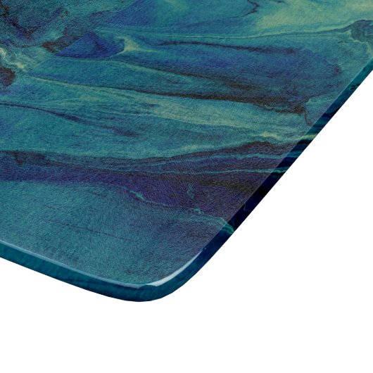 Natuurlijke groene marmer-deonsteen decorteren snijplank (Hoek)