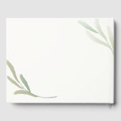 Natuurlijke groene olievlekken Eerste Heilige Comm Gastenboek (Achterkant)