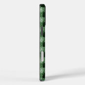 Natuurlijke Groene Plaid Artisan Haakprint Stoer Case-Mate iPhone Case (Achterkant / Rechts)