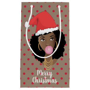 Natuurlijke haar Santa Red Stippen Bubble Gum Brow Klein Cadeauzakje