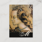 NATUURLIJKE HAARBEAUTY & JEWELRY MONOGRAM zwart Visitekaartje (Achterkant)