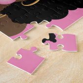 Natuurlijke Haarschoonheid, Popping Bubblegum, Roz Legpuzzel (Zijkant)