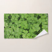 Natuurlijke handdoek van de groene shamrock (Handdoek)