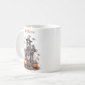 Natuurlijke Heks: Halloween Heks Custom Cup Koffiemok (Voorkant links)