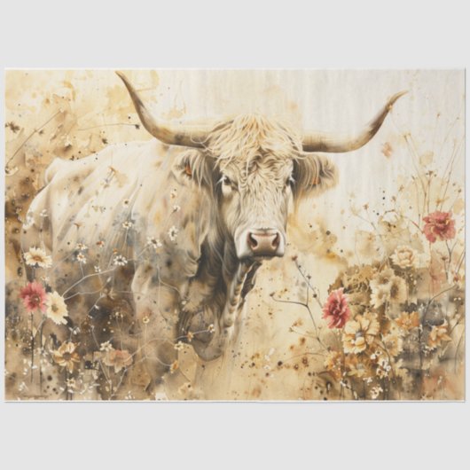 Natuurlijke highlander tissuepapier (Voorkant)