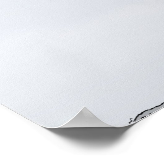 Natuurlijke hoogbouw — Ski Jump Landing Poster (Hoek)