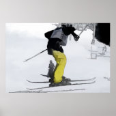 Natuurlijke hoogbouw — Ski Jump Landing Poster (Voorkant)