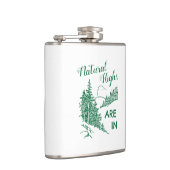 Natuurlijke hoogten zijn in heupfles (Rechts)