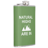 Natuurlijke hoogten zijn in heupfles (Rechts)