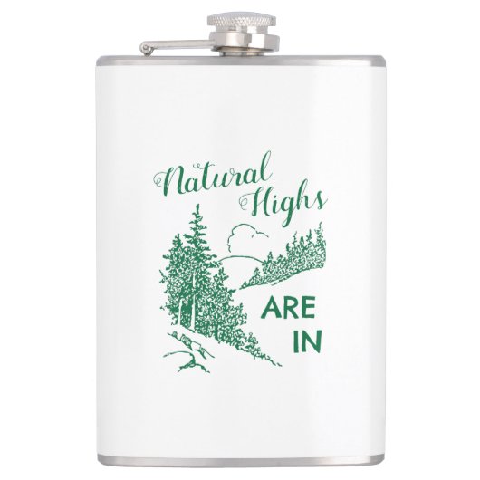Natuurlijke hoogten zijn in heupfles (Voorkant)
