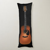 Natuurlijke hout Akoestische gitaar Pillow Lichaamskussen (Achterkant (Verticaal))