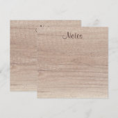 Natuurlijke hout Kijk Sjabloon handgeschreven scri (Voorkant / Achterkant)