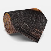 Natuurlijke Houten Nekband Stropdas (Opgerold)