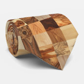 Natuurlijke Houten Nekband Stropdas (Opgerold)