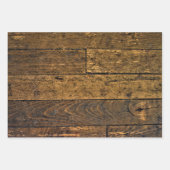  natuurlijke houten panelen inpakpapier vel (Voorkant 2)