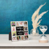 Natuurlijke houtfamilie is alles 12-fotocollage fotoplaat (Insitu)