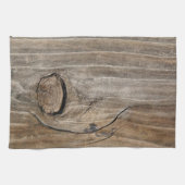 Natuurlijke houtkorrels theedoek (Horizontaal)