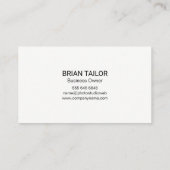 Natuurlijke | Illustratieve Bomen Visitekaartje (Achterkant)