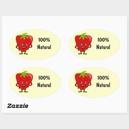 Natuurlijke ingrediënten Etiketten voor levensmidd (Vel)