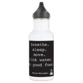 Natuurlijke kaduceus waterflacon waterfles  (Rechts)