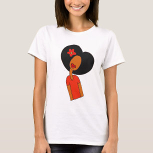 Natuurlijke kantel t-shirt