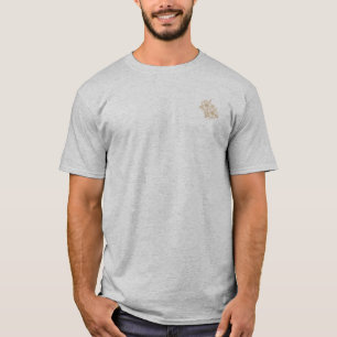 Natuurlijke Kanten Hibiscus Bloemen Embleem Blos T-shirt