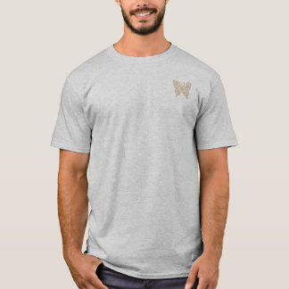Natuurlijke Kanten Vlinderembleem | Blossom Basics T-shirt