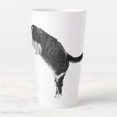 Natuurlijke Katachtige Energie Latte Mok (Voorkant)
