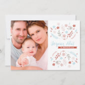 Natuurlijke kerstavond in Ivoorkust Feestdagenkaart (Voorkant)