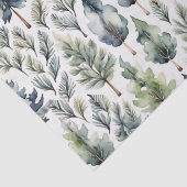 Natuurlijke Kerstboom elegante aquarel weefsel Tissuepapier (Detail)