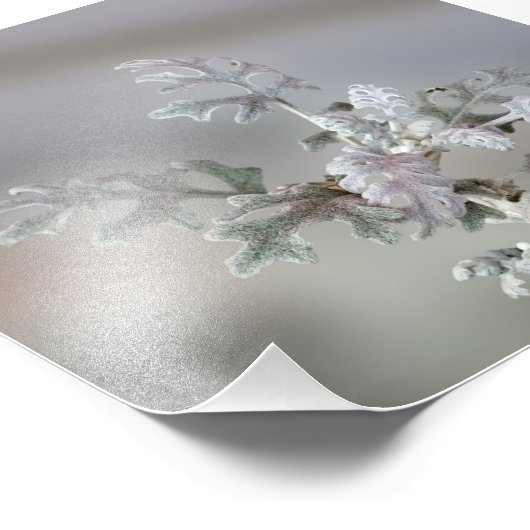 Natuurlijke kerstdecoraties foto afdruk (Hoek)