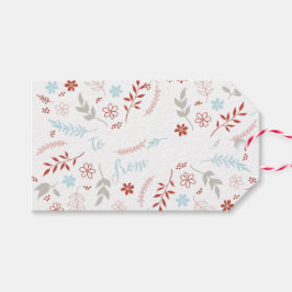 Natuurlijke kerstfeestdag met Noël Cadeaulabel