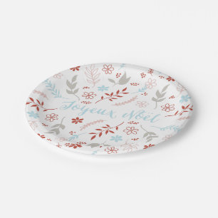 Natuurlijke kerstfeestdag met Noël Papieren Bordje