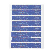 Natuurlijke kerstfeestdag van Noël in Indigo (Vel)