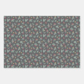 Natuurlijke Kerstmis Inpakpapier Vel (Voorkant 3)